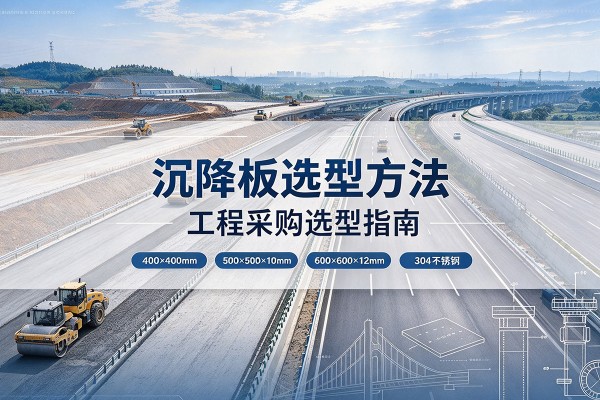 西固沉降板选择方法
