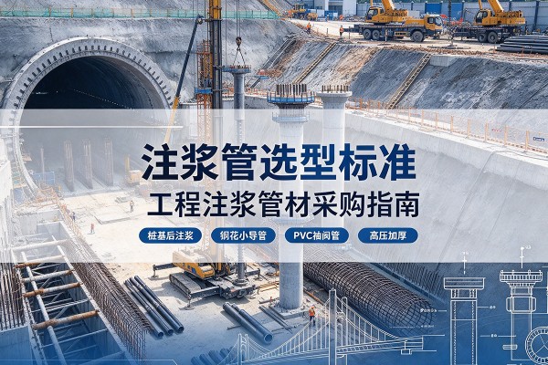 西固注浆管选型标准