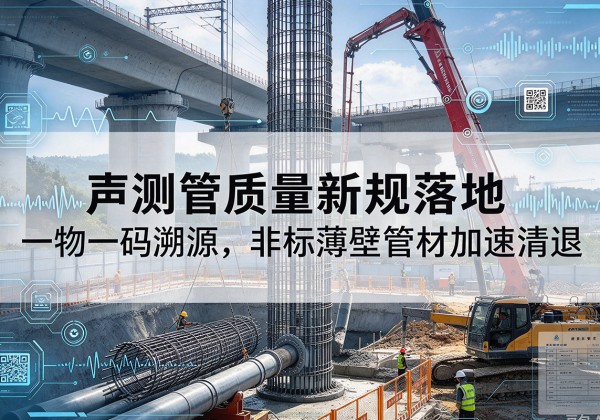 西固声测管质量新规落地，一物一码溯源，非标薄壁管材加速清退