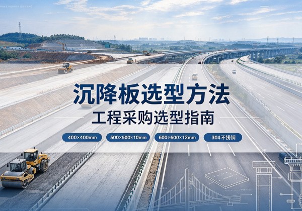 西固沉降板选择方法